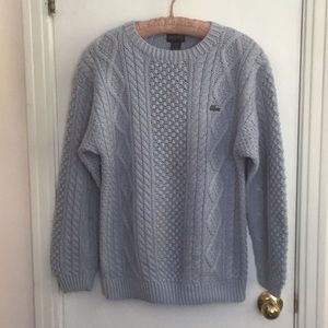 Izod Club Lacoste wool blend crew neck sweater M